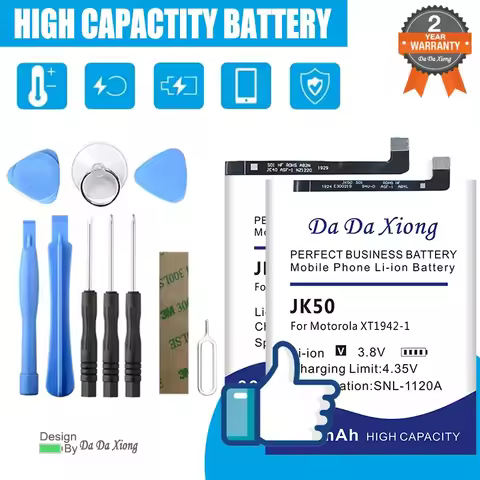 HC40 JE40 EX34 HE50 Battery For Motorola Moto Q8 Z C J Z2 Z3 E2 E3 E4 E5 E6 G G2 G3 G4 G5 G7 E X X+1