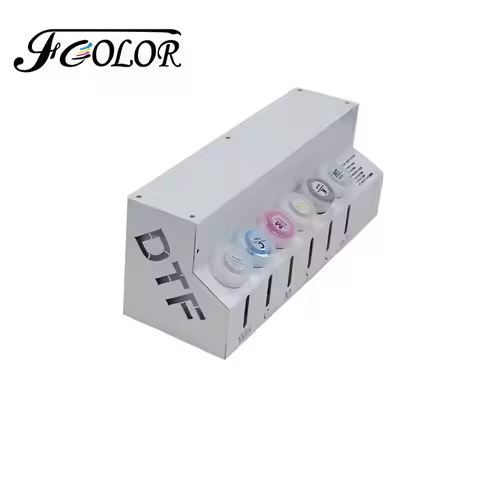 FCOLOR New DTF CISS For Epson ET8550 DTF Printer Continuous Ink Supply System White Ink Shaker Devic