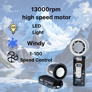 Serenity FC-8 Handheld Fan 13000rpm USB Type-C Rechargeable | Portable Mini LED Desk Fan SG