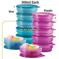 Tupperware Sweet Stackable (Snack / Lunch Box) (1 PC) 500ml - Blue / Purple