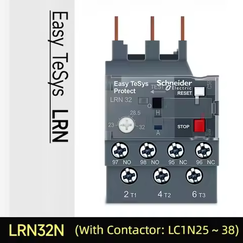 Schneider Electric Three-Pole Thermal Overload Relay LRN10N LC1N AC Contactor Thermal Magnetic Relea
