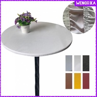[Wenodxa] Wateproof Table Cover Anti-slip Fitted Tablecloth with Polyester Backing  to 120cm/48inch 