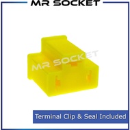 H4 Bulb Male Socket Connector 3 PIN