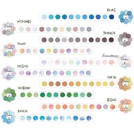 Sameenid 100pcs /roll Colorful Dots Washi Tapes Scrapbooking Alat