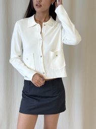 Rush Official RUSH Jacket Embroidered Logo On Collar เสื้อแขนยาวดีเทลปักโลโก้ที่ปก *รุ่นใหม่พร้อมส่ง