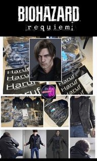 生化危機安魂曲 3D scan 里昂外套 CAPCOM LEON KENNEDY 日本品牌 BIOHAZARD Jill Valentine Ada Wong