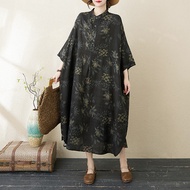 ชุดเดรสยาวทรงหลวมของผู้หญิง1028ฮยอน