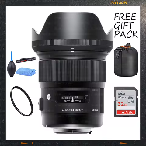 Sigma 24mm F1.4 DG HSM | Art Lens for Canon Nikon Mount
