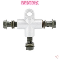 BEATRIX‌ Brake Line Connector,  Line Coupling M10 Banjo Bolt Hydraulic Brake Adapter, Durable 3 Way 