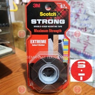 DOUBLE TAPE GLUE MAXIMUM STRENGTH HOLDEXTREME 19mm 1.5 METER INDOOR OUTDOOR SCOTCH 414-S193m