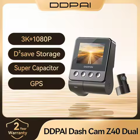DDPAI Z40 Dash Cam Car Camera Recorder Sony IMX335 1944P HD Video GPS Tracking 360 Rotation Wifi DVR