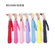 Spot Goods 80% off Duck Head Umbrella 80% off Solid Wood Handle Sun and Rain Umbrella Sunshade Umbre