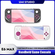E6 MAX Handheld Game Console 5 Inch Touch IPS Screen 4+32GB 5000mah Andorid 13 System Support 5G Wif