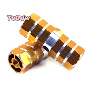[TeOdw-t] 2Pcs Aluminum M TB Bike Bicycle A xle Pedal Non-slip Front Rear A xle Foot Pegs Bicycle So