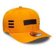 【On Sale】F1 Official 9SEVENTY New Era Stripe Automotive Baseball Cap Orange Black
