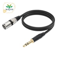 1/4 Inch to XLR Male Balanced Signal Interconnect Cable 6.35mm to XLR Patch Cable Microphone Balance