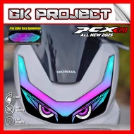 Stiker Lampu PCX 160 2025 | Stiker Variasi Lampu Alis Motor Honda PCX 160 New 2025 | Stiker Alis Pcx