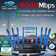 9000Mbps New Modem Unlimited Data 4G/5G High Speed Support All Operator Sim Card Hotspot Wireless Ro