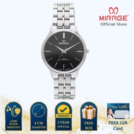 Mirage Jam Tangan Pria Analog 18602 M Silver Original Stainless