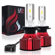 2Pcs 12000LM LED Headlights FD6 Silver-red Color H7 For Car 9005/HB3 9006/HB4 H11/H9/H8 H1 H4/9003