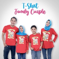 Kaos Family Couple Happy With My Family Kaos Keluarga Laki Laki Perempuan Kaos Anak Dan Dewasa Lengan Pendek dan Lengan Panjang