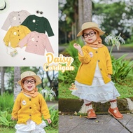 Daisy Cardigan for Girls Ages 2-5 Years | Children's Waffle Cardigan
