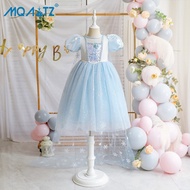 ชุดเด็กทารกหญิง MQATZ ชุดเจ้าหญิงเอลซ่าสำหรับเสื้อผ้าเด็กผู้หญิงชุดคอสเพลย์ฮัลโลวีน ASMR068ชุดคอสตูม