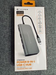 HyperDrive 9-in-1 USB-C Hub-太空灰(面交/自取）