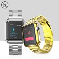 100% Original HOCO Smart wristwatch stainless steel strap three pearl strap with plating shell for Apple watch 38mm Watchband