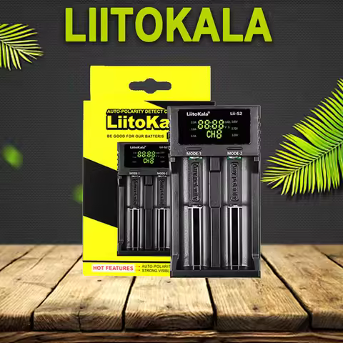 LiitoKala Lii-S4 18650 26650 16340 14500 lithium battery charger