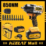 KEELAT 850N.m Impact Wrench KID0010 Cordless Heavy Duty Impact Drill Cordless Electric Wrench Impact