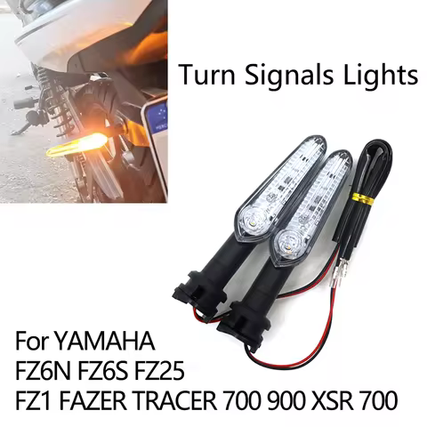 For YAMAHA MT 07 FZ6N FZ6S FZ25 FZ1 FAZER FZ 1 25 TRACER 700 900 9 GT XSR 700 Motorcycle LED Front R