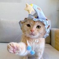 【恰氏手作】來自星星的熊熊睡帽 寵物帽子