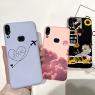 For Samsung Galaxy A10 A105F / Samsung A10s  A107F Case Matte Soft Silicone 2023 Candy Flower Painted Cover for Samsung A 10 S Casing