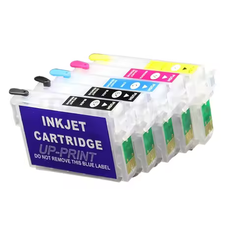 UP 1set T0691 x 2 T0694 refillable ink cartridges Compatible for epson C120 workforce 30 310/315 110