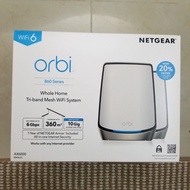 全新 NETGEAR Orbi RBR 860 Series AX6000 WiFi 6 路由器 主機