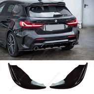 Gloss Black ABS Rear Bumper Side Splitters For Bmw F40 M Sport 128ti M135i 2019-2024 Rear Diffuser E