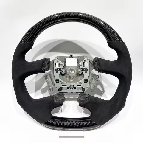 Leather and Black Carbon Fiber Steering Wheel for Falcon FG-FGX XR8 Modification Upgrade Car Steerin