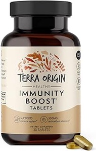 Immunity Boost Tablets Vitamin C, Vitamin D, Echinacea, Selenium, Turmeric, Andrographis, Ginger Roo