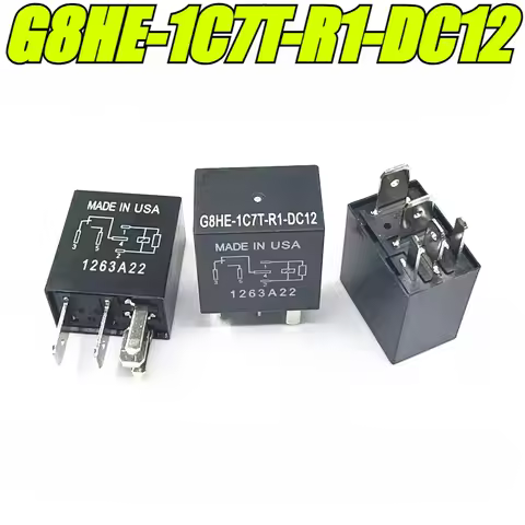 (Brand New Original)1pcs/lot 100% original genuine relay:G8HE-1C7T-R1-DC12 12VDC 5pins Automotive re