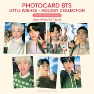 (ISI 7 PCS) Photocard BTS Little Wishes : 2021 Holiday Collection - Kpop Kartu Photo card Merch Unof