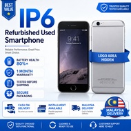 IP6 Refurbished Used Smartphone 16GB 32GB 64GB 128GB Second Hand Phone Malaysia Delivery COD Install