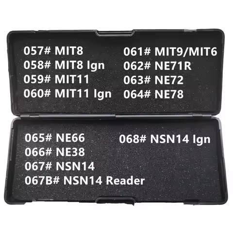 57-68 LiShi 2 in 1 MIT8 MIT11 MIT9 MIT6 NE71R NE72 NE78 NE66 NE38 NSN14 reader Locksmith Tools For A