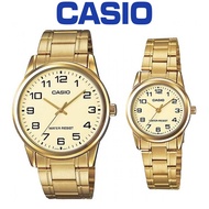 Casio Couple Watch MTP-V001G-9B & LTP-V001G-9B