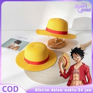 Luffy Straw Hat Cosplay Anime One Piece Hat Mugiwara No Luffy Halloween Cosplay