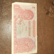 uang kuno 1 rupiah pak soedirman 1968