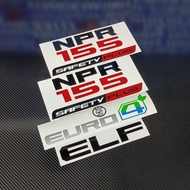 sticker lori Isuzu npr155 euro4 elf smoother lorry sticker accessories