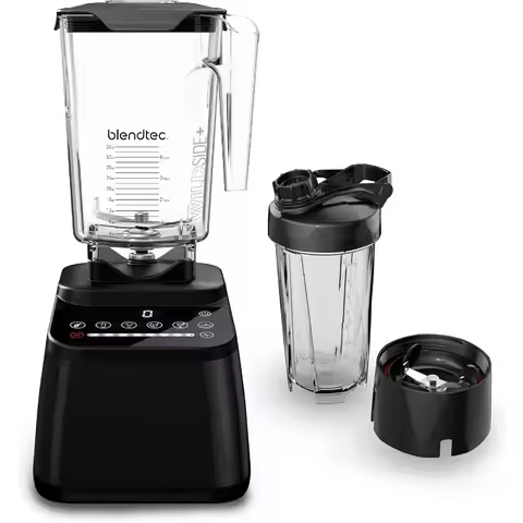 Blendtec DD28PA01A-A1AP1D8 Series Original Designer, 90 oz & 34 oz, Black Go Jar