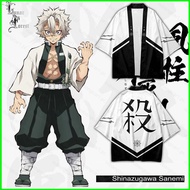 YB1 Demon Slayer Shinazugawa Sanemi haori priest frock cardigan sweater kimono coat T-shirt Anime Sh