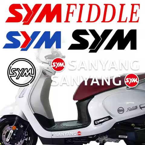 Motorcycle Reflective SYM Logo Emblem Sticker for Sanyang Motor Maxsym Tl500 SYM Cruisym 300 FNX150 